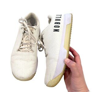 NOBULL CrossFit Games White With Clear Soles Sneakers  M9/ W10.5